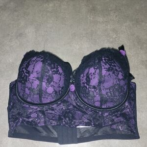 Cacique Purple Lace Bra